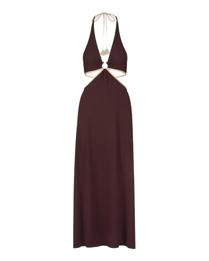 Johanna Ortiz Beautiful Paradigm Kleid mit Cut-Out - Braun Braun