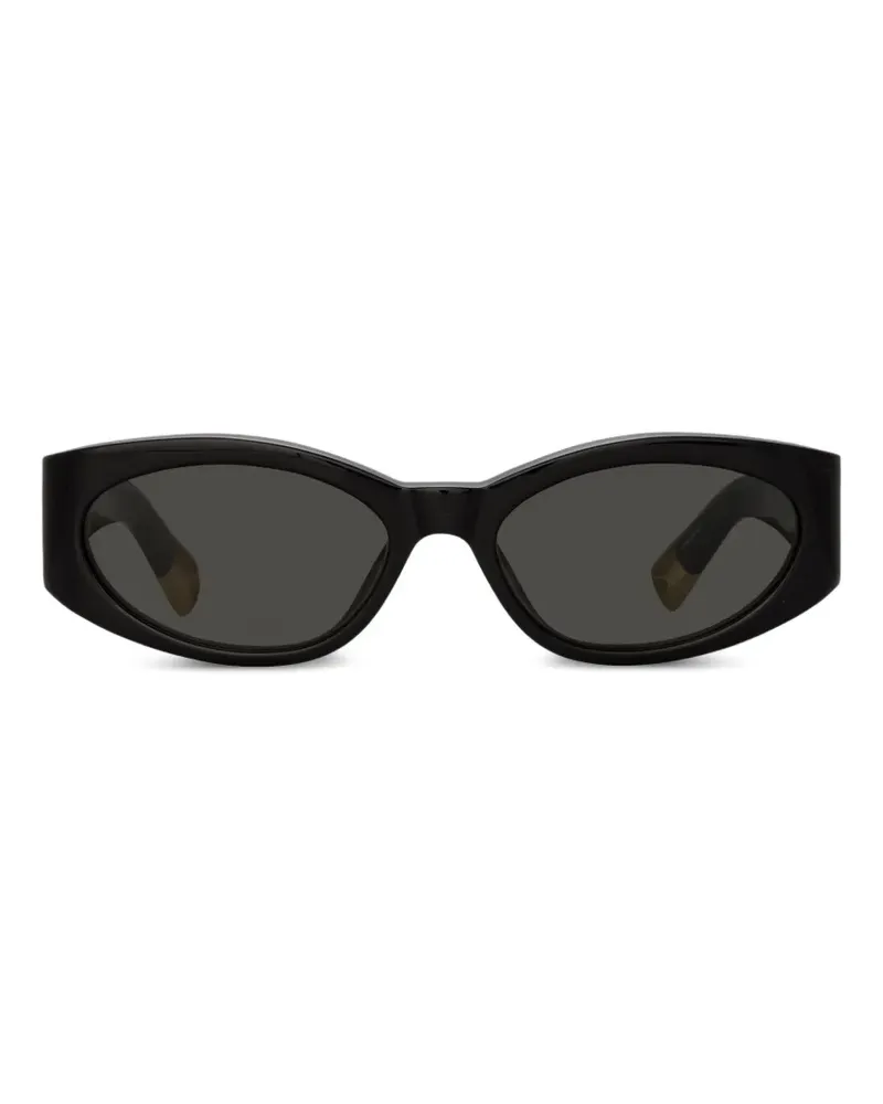 Jacquemus Ovalo oval-frame sunglasses - Schwarz Schwarz