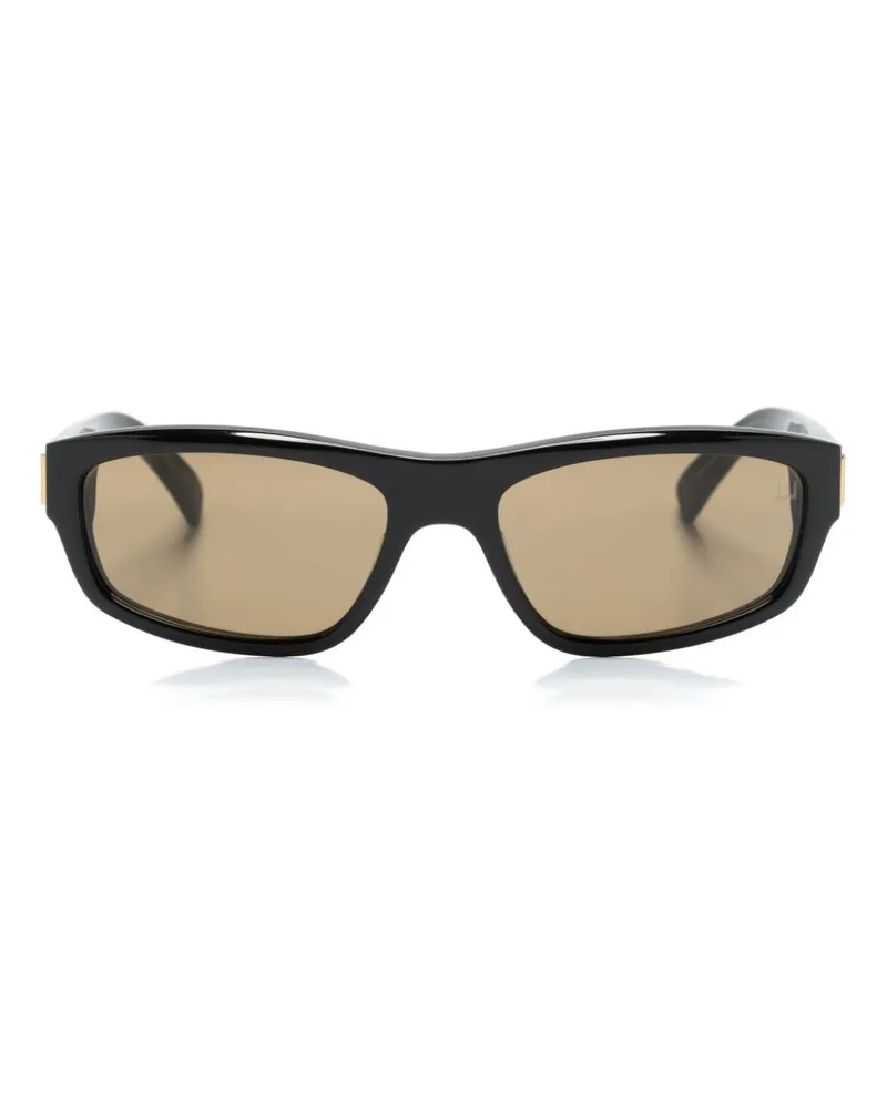 Dunhill Sonnenbrille mit eckigem Gestell Schwarz