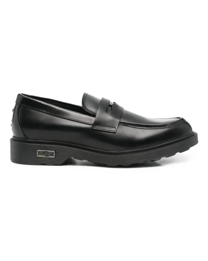 Cult Penny-Loafer mit Logo-Schild - Schwarz Schwarz