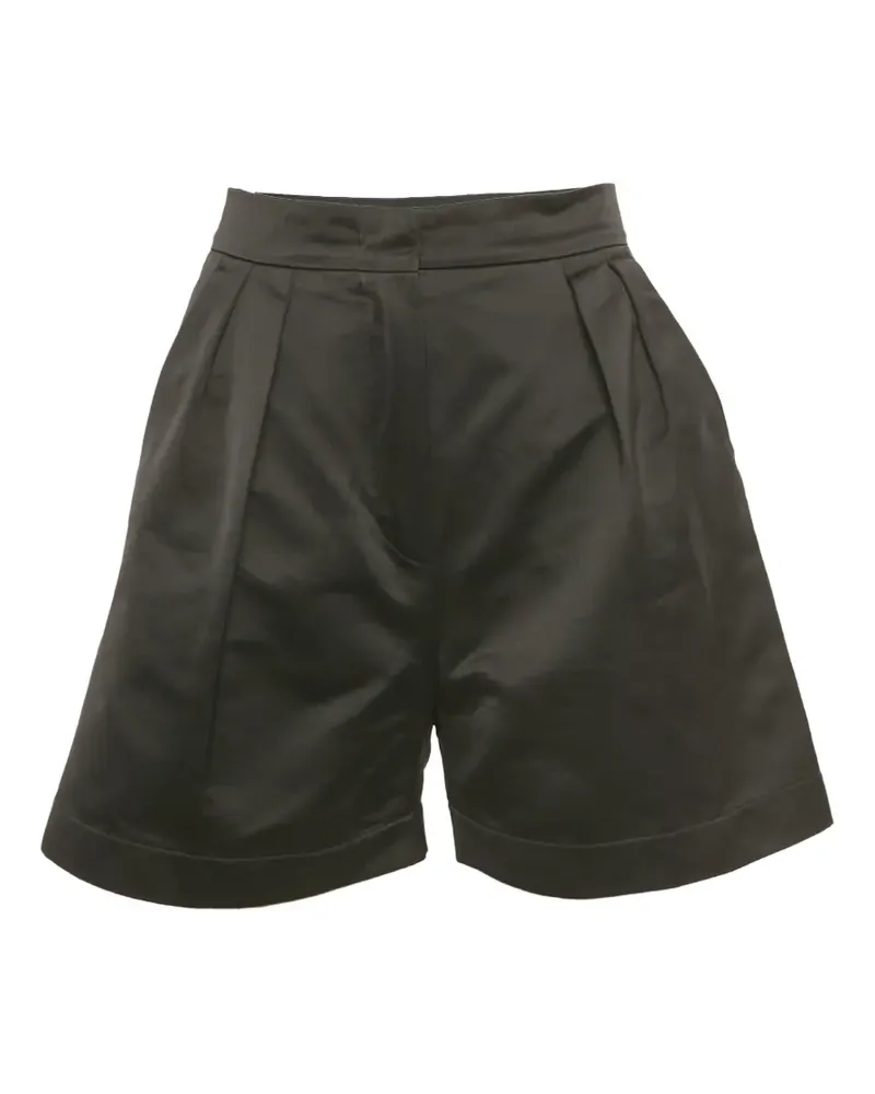 Max Mara satin shorts - Schwarz Schwarz