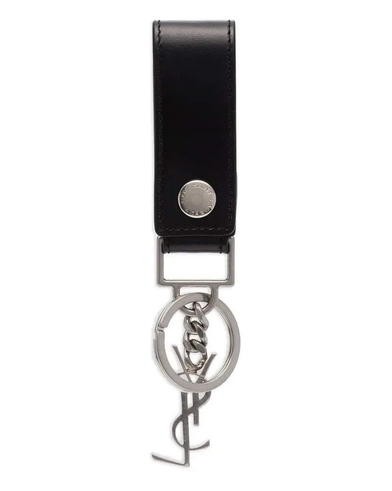 Saint Laurent Cassandre keyring - Schwarz Schwarz
