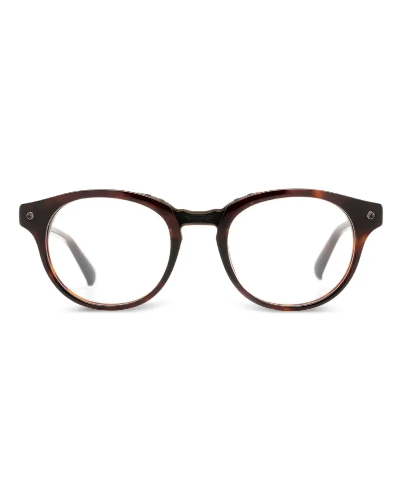 Yohji Yamamoto round-frame glasses - Braun Braun