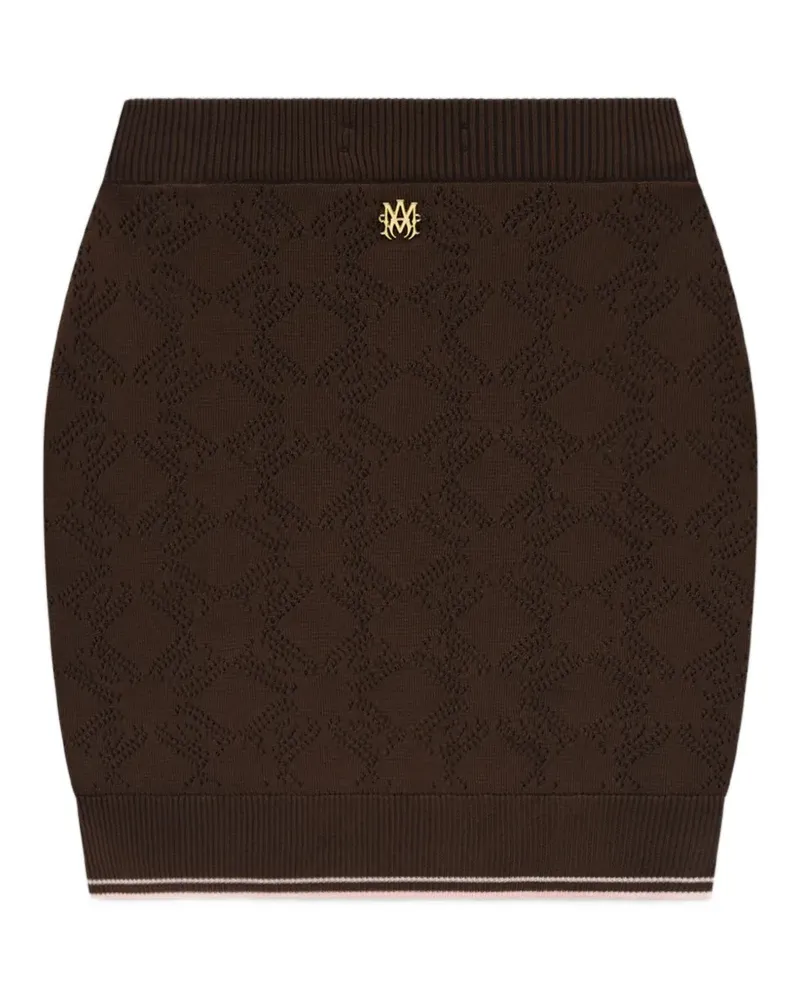Amiri MA Quad Minirock - Braun Braun