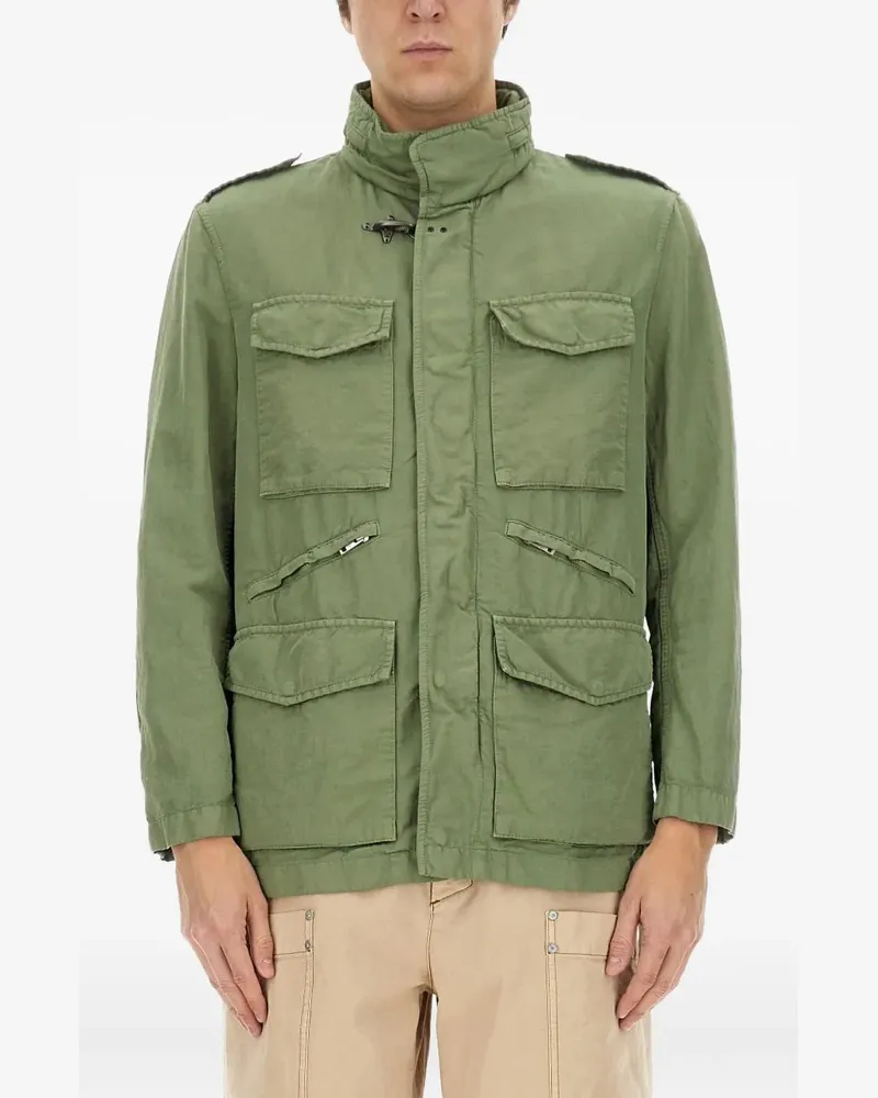 Fay multi-pocket cotton jackets - Grün Grün