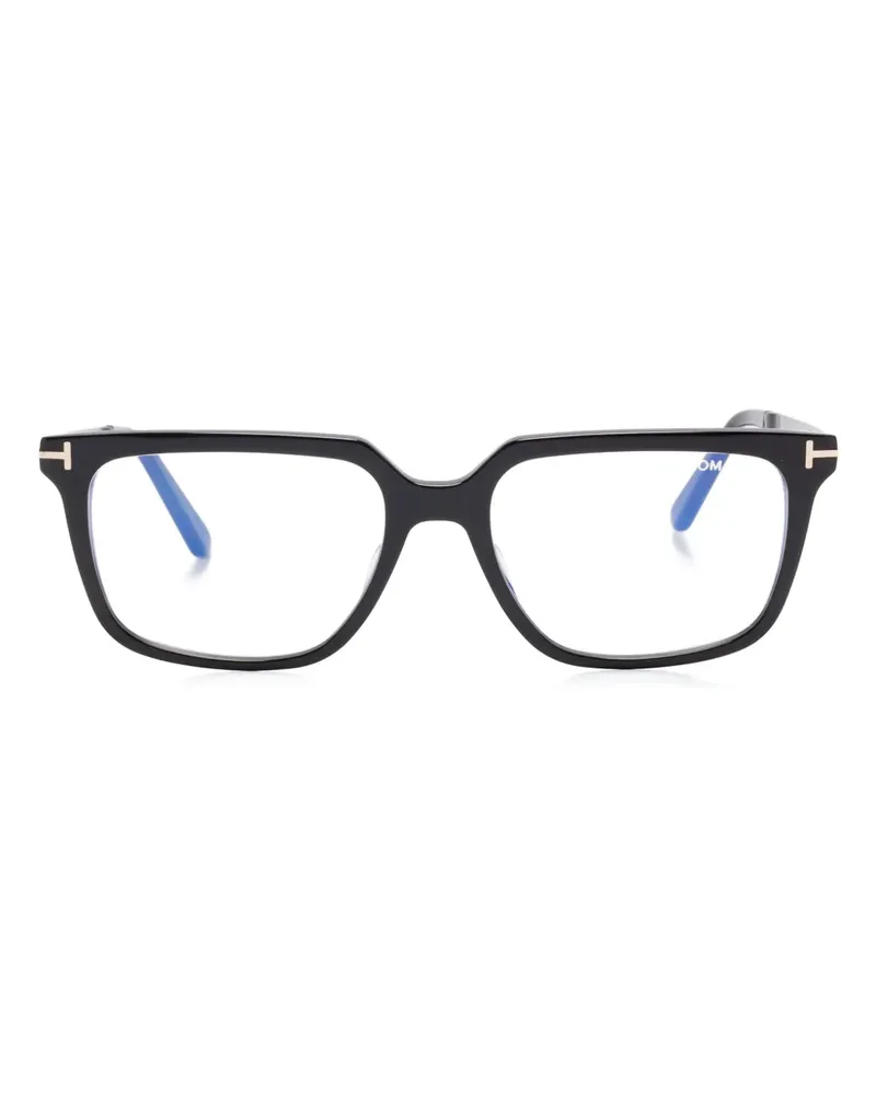 Tom Ford Brille mit eckigem Gestell - Schwarz Schwarz
