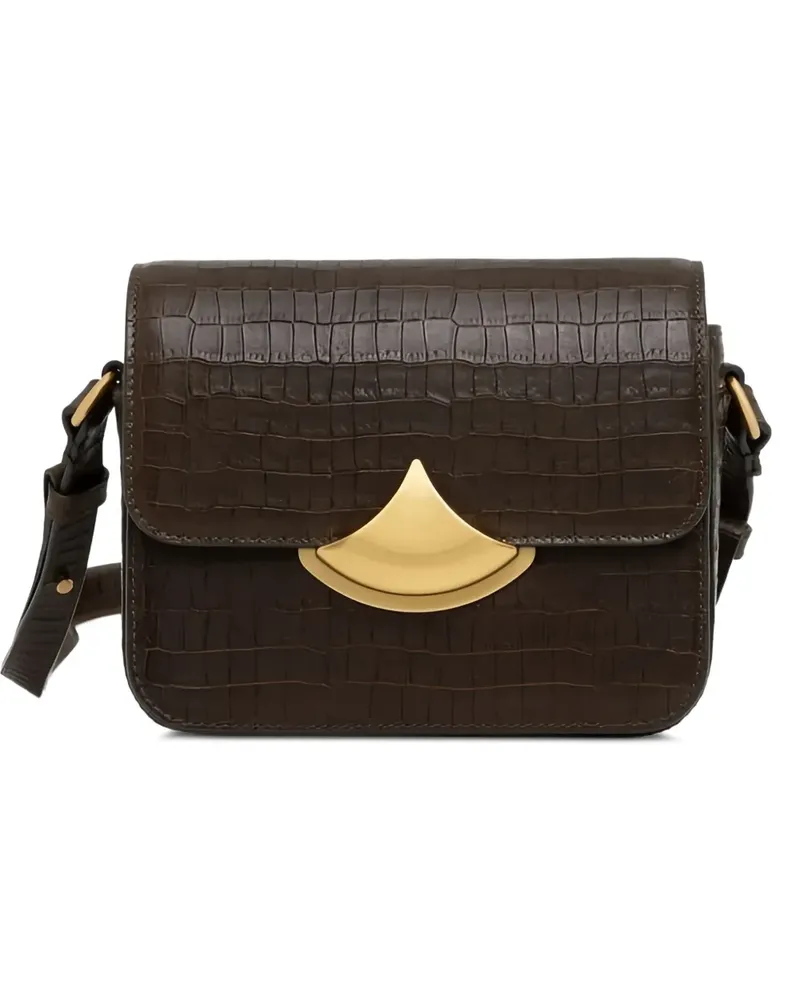 Sessùn leather cross body bag - Braun Braun