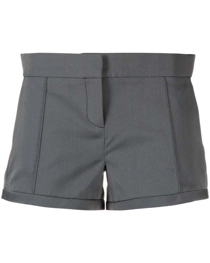 COPERNI Shorts mit Fischgrätenmuster Schwarz