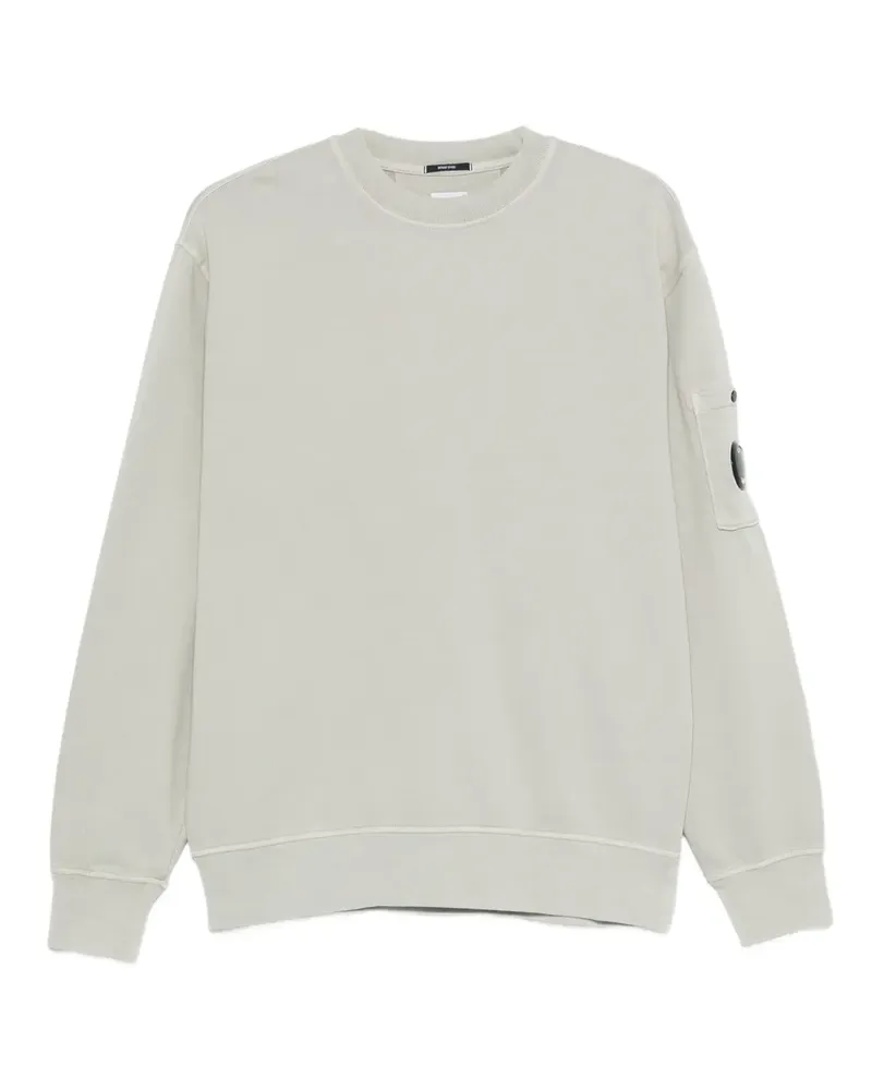 C.P. Company Sweatshirt mit Linsen-Detail - Nude Nude