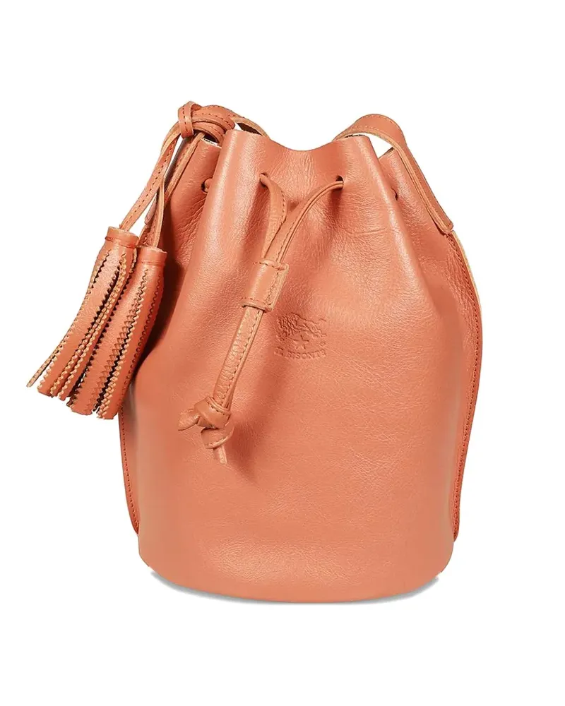 IL BISONTE Silvia Beuteltasche mit Quaste - Rosa Rosa
