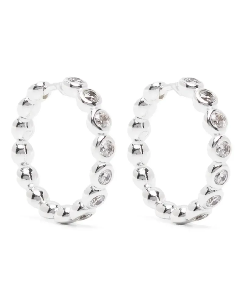 Missoma Tennis classic hoop earrings - Silber Silber