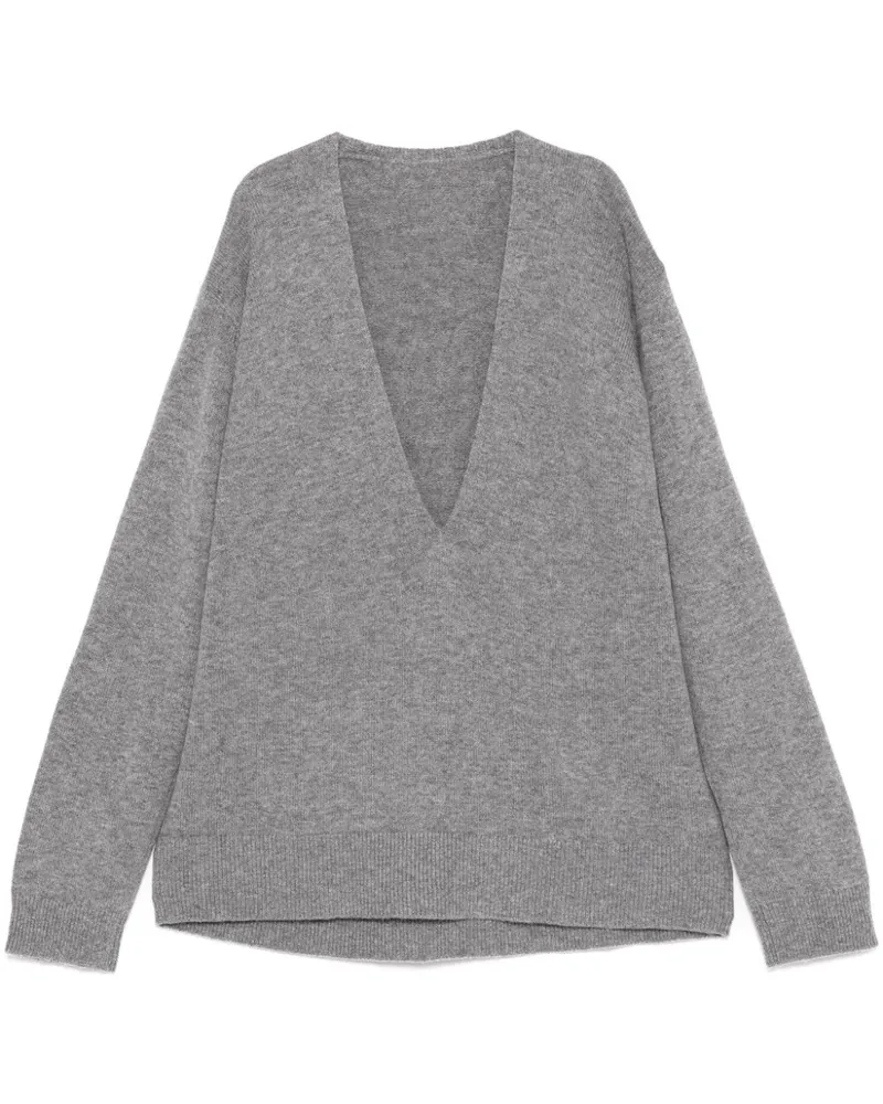JNBY Pullover mit V-Ausschnitt - Grau Grau