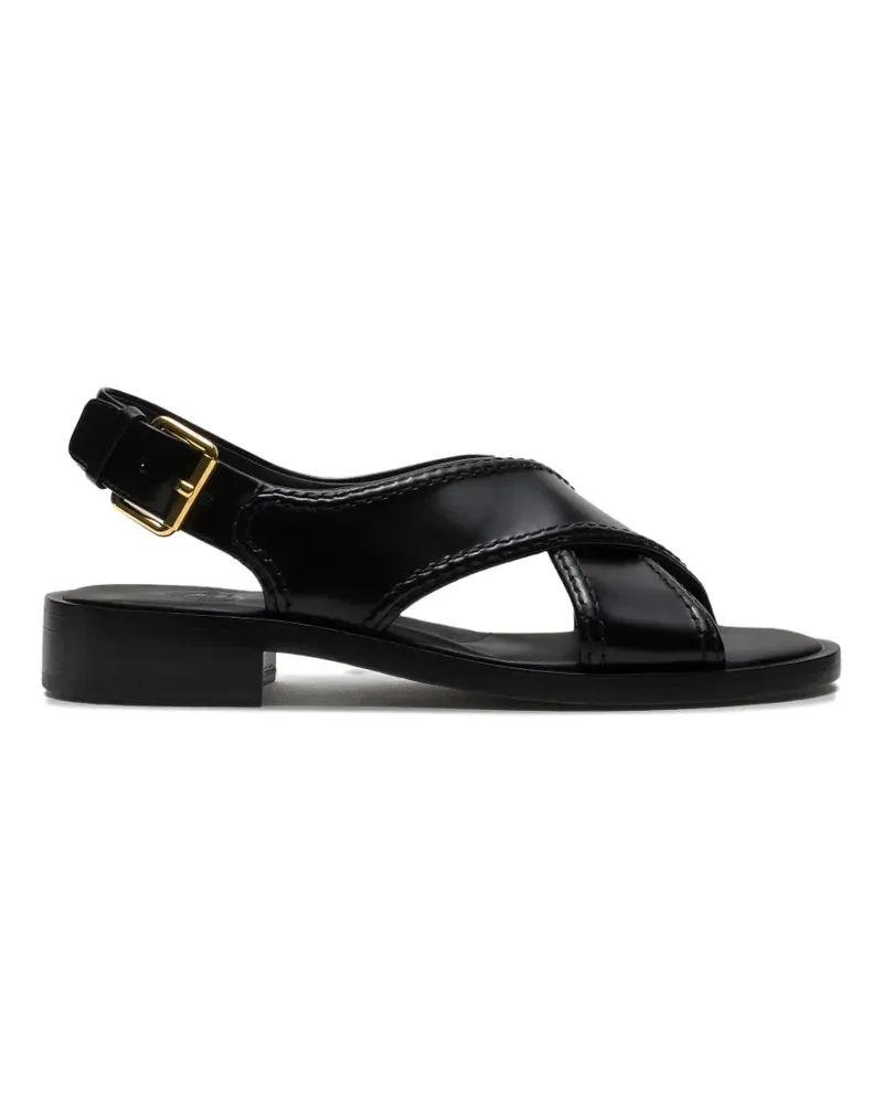 Church's Sondra Sandalen mit überkreuzten Ziernähten - Schwarz Schwarz