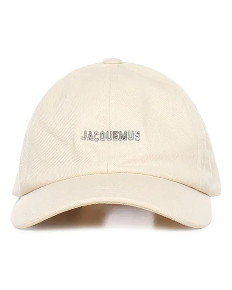 Jacquemus The Gadjo Baseballkappe mit Logo-Schild - Nude Nude