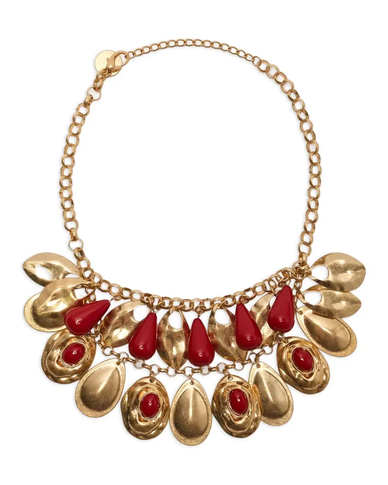Maliparmi Halskette mit Kunstharz-Hängeelement - Gold Gold