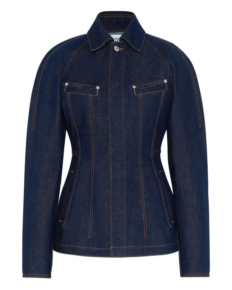 Jean Paul Gaultier Klassische Jeansjacke - Blau Blau