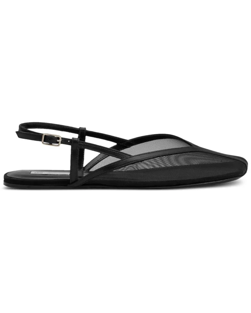 AMI Paris Croisette Ballerinas - Schwarz Schwarz