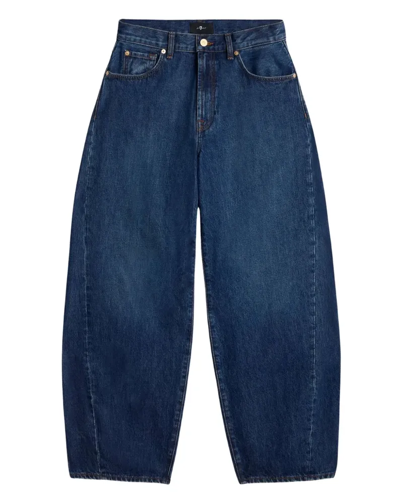 7 for all mankind Bonnie Jeans mit hohem Bund - Blau Blau