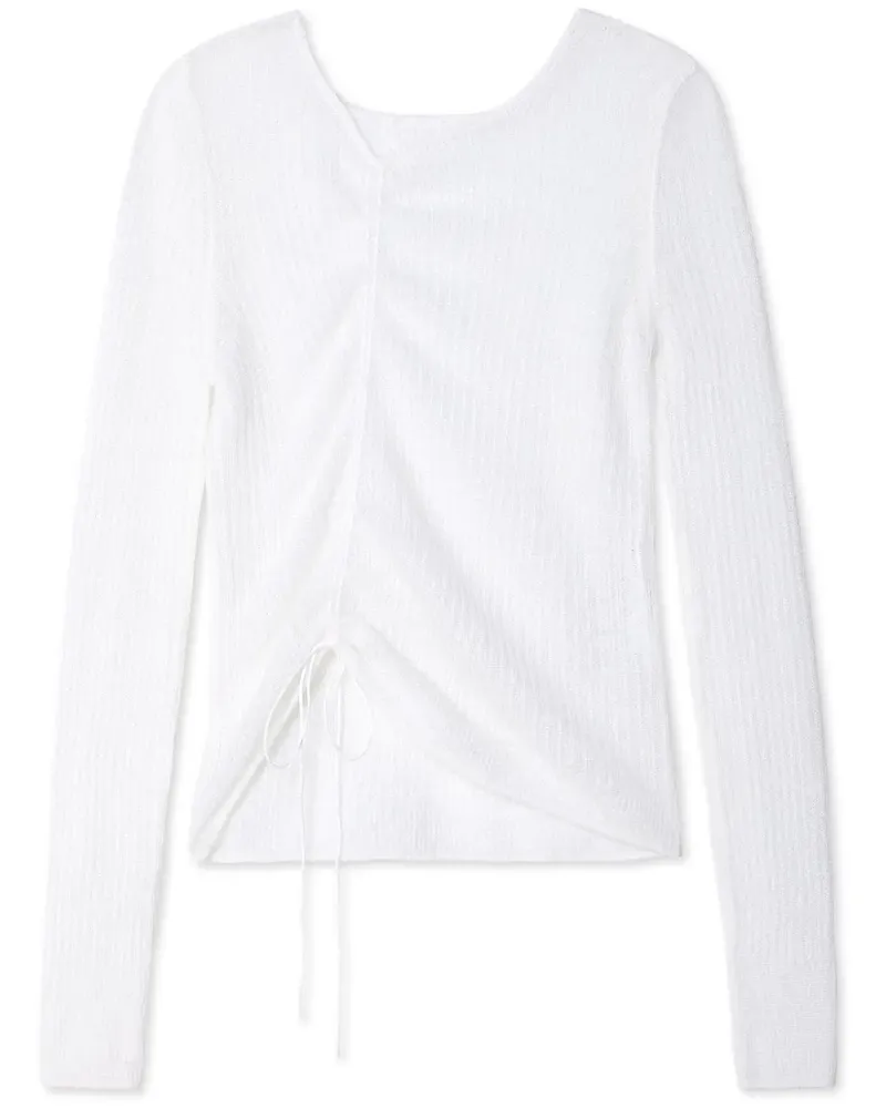 Cecilie Bahnsen Cropped-Top - Weiß Weiß