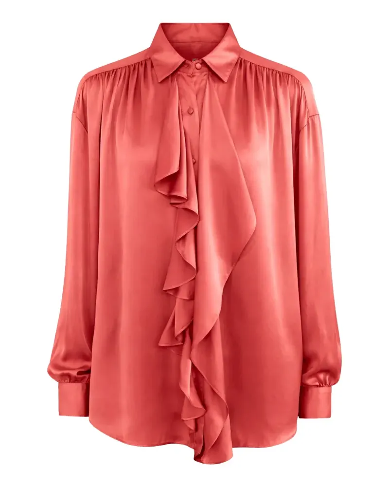 Ulla Johnson Gesture Hemd mit Kragen - Rot Rot