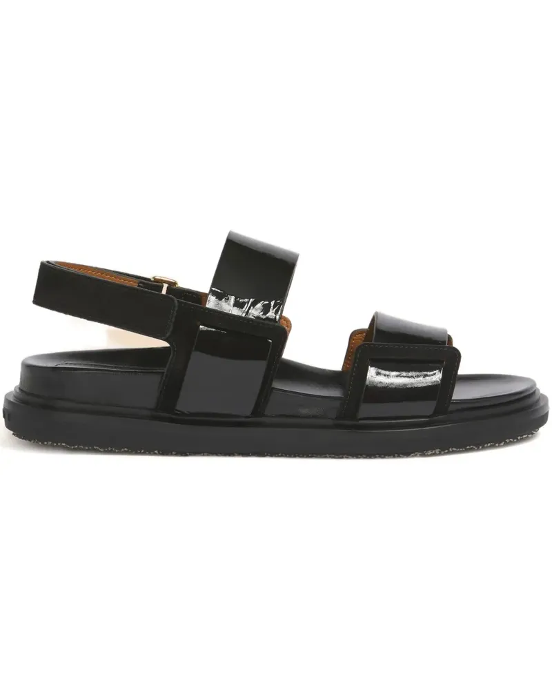 Marni patent sandals - Schwarz Schwarz