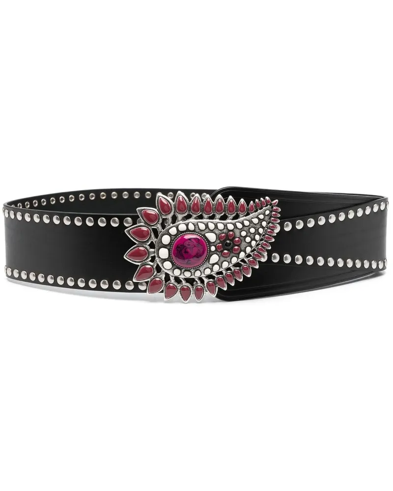 Isabel Marant Aliette Gürtel - Schwarz Schwarz