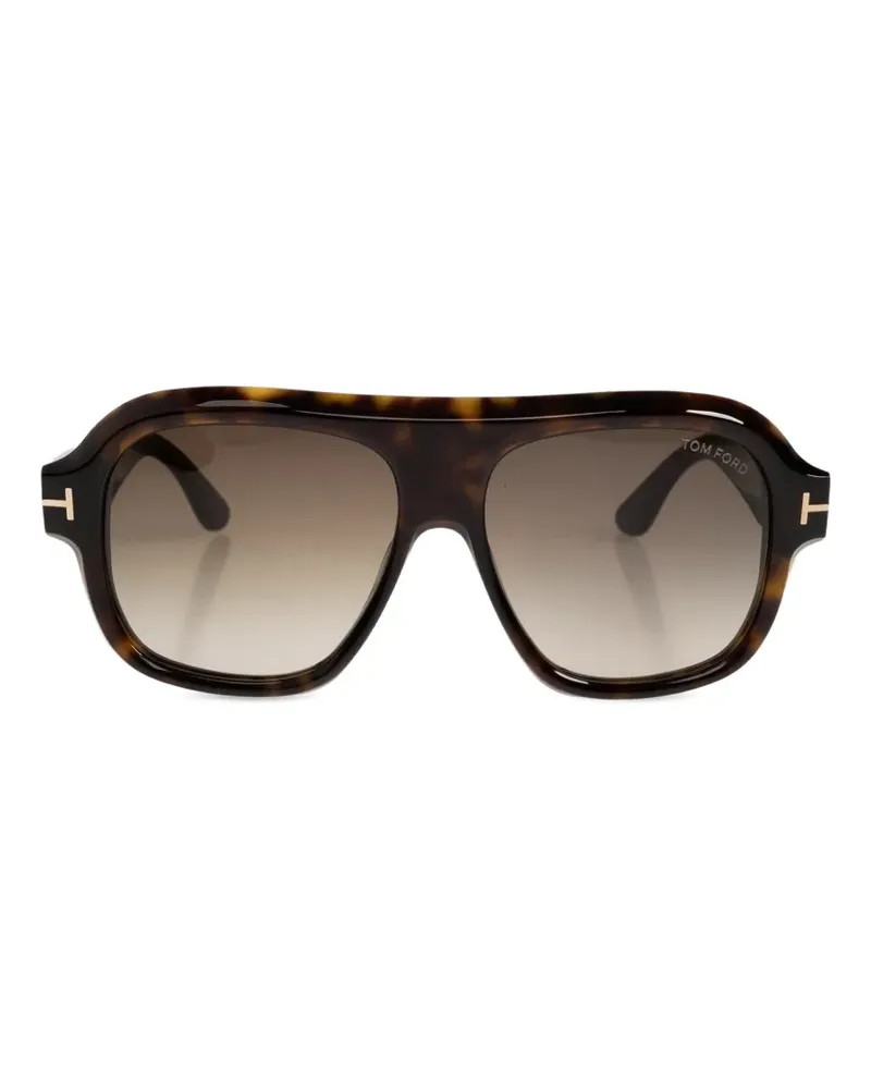 Tom Ford Rhonda-02 pilot-frame sunglasses - Braun Braun