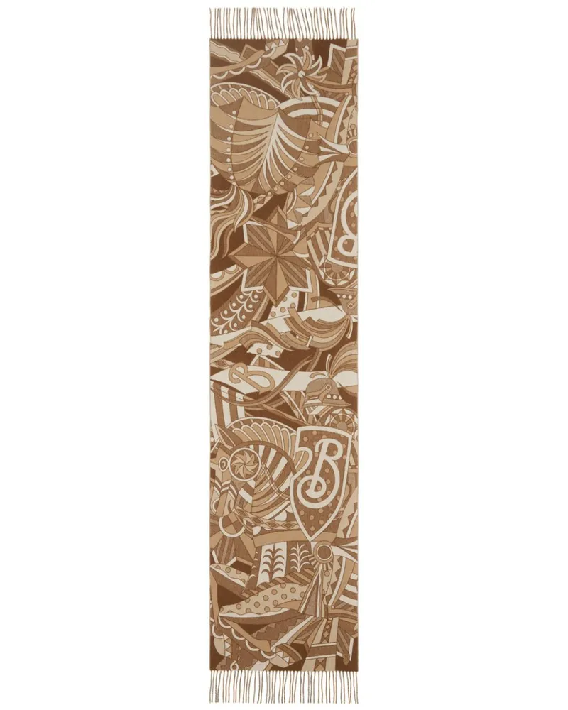 Burberry Carousel EKD Schal - Braun Braun