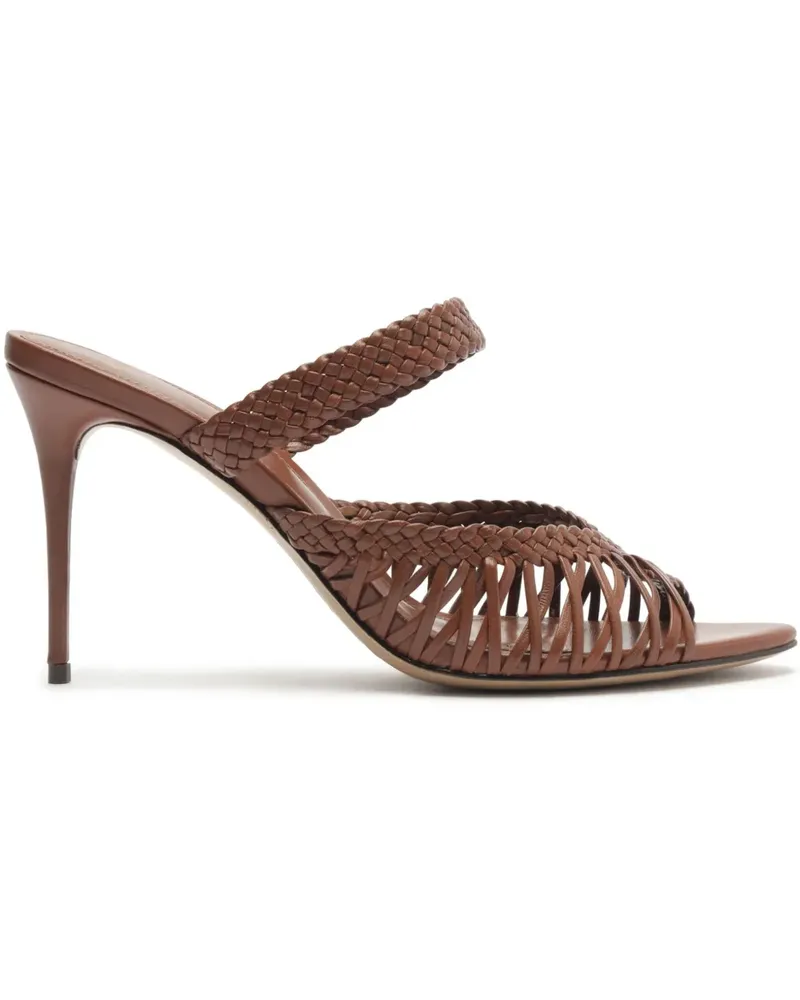 Alexandre Birman Agatha Sandalen 85mm - Braun Braun