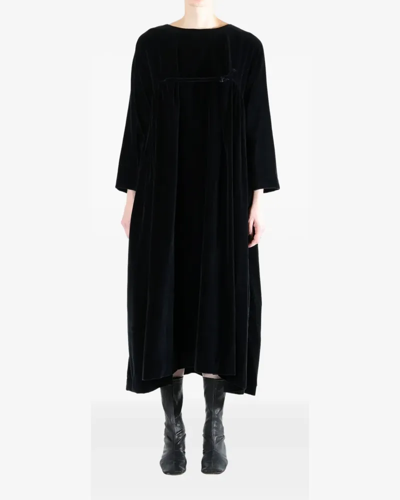 Daniela Gregis cotton midi dress - Schwarz Schwarz