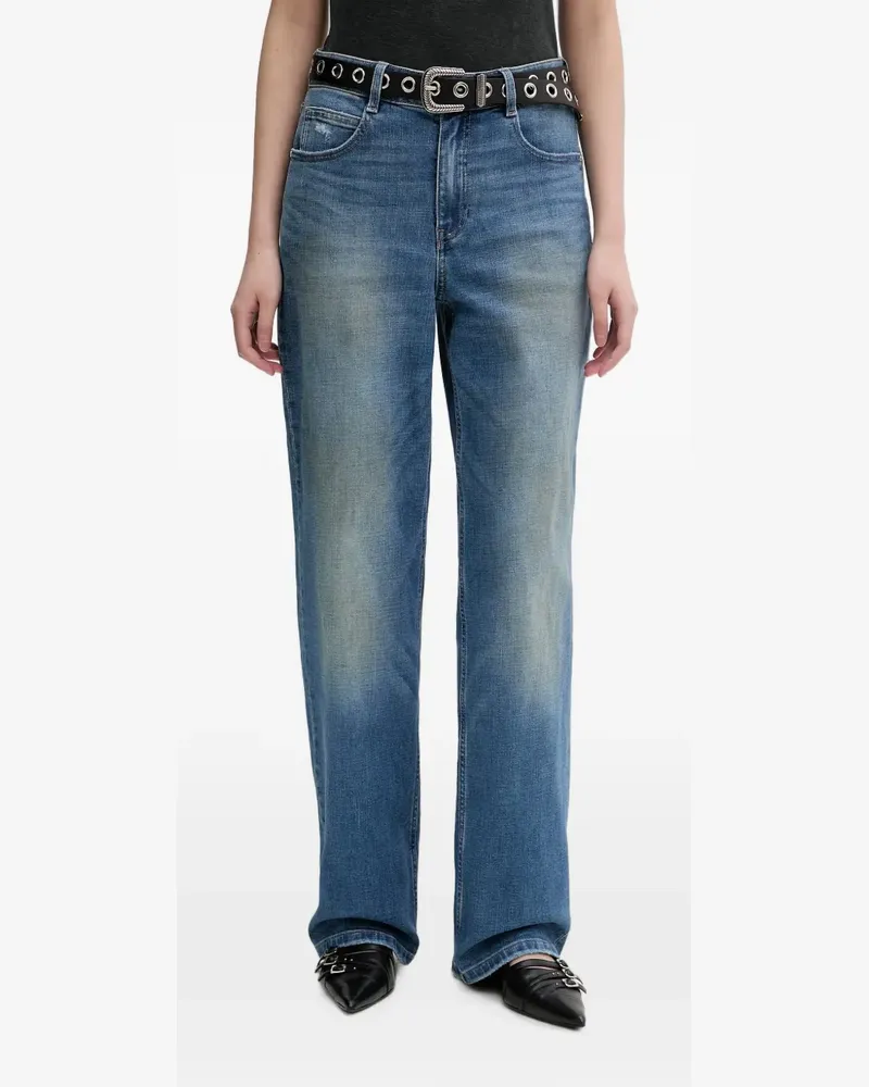 Miss Sixty faded straight-leg jeans - Blau Blau