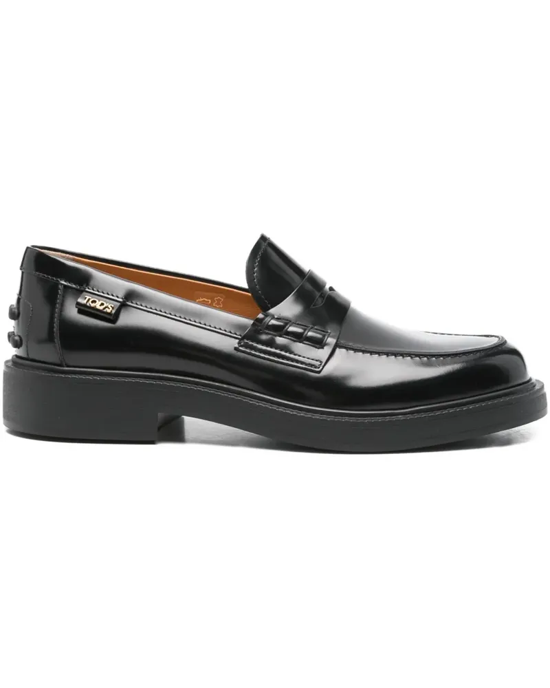 TOD'S Klassische Penny-Loafer - Schwarz Schwarz