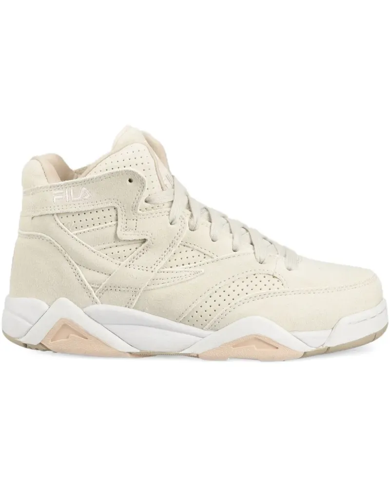 Fila Perforierte High-Top-Sneakers - Nude Nude