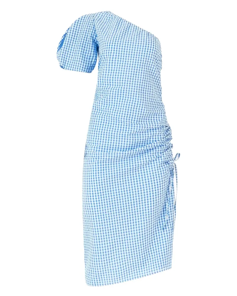 Rosie Assoulin Einschultriges Midikleid - Blau Blau