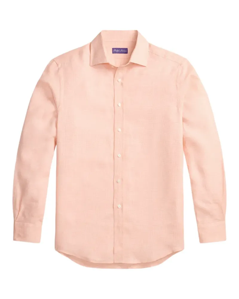 Ralph Lauren check-pattern long-sleeve shirt - Orange Orange