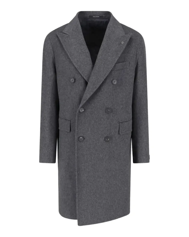 Tagliatore Doppelreihiger Mantel - Grau Grau