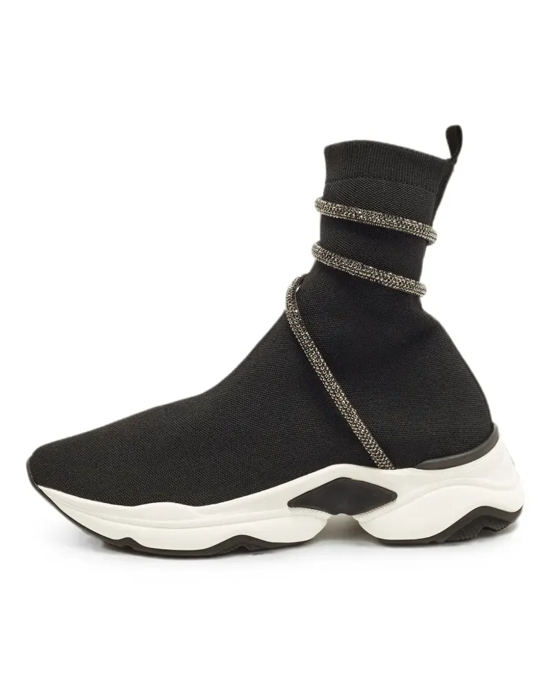 René Caovilla Cleo high-top sneakers - Schwarz Schwarz