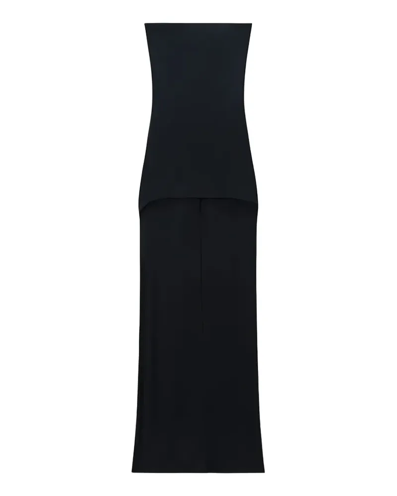 Alexander Wang strapless high-low asymmetric dress - Schwarz Schwarz
