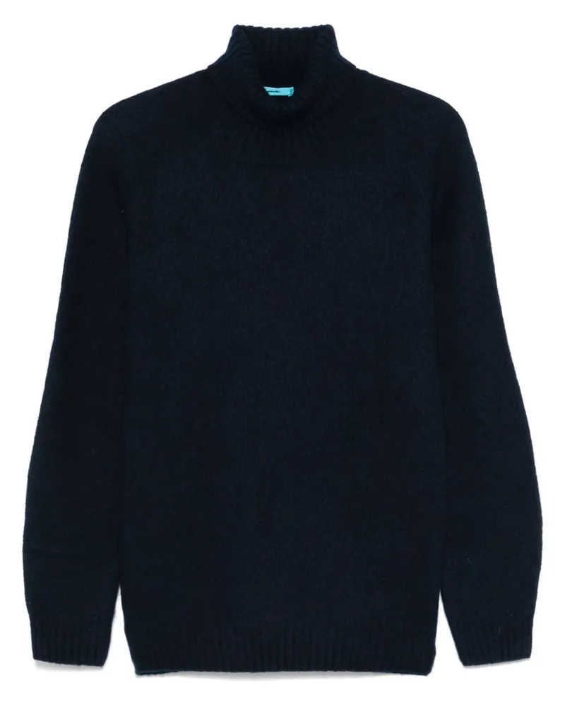 Drumohr Klassischer Pullover Blau