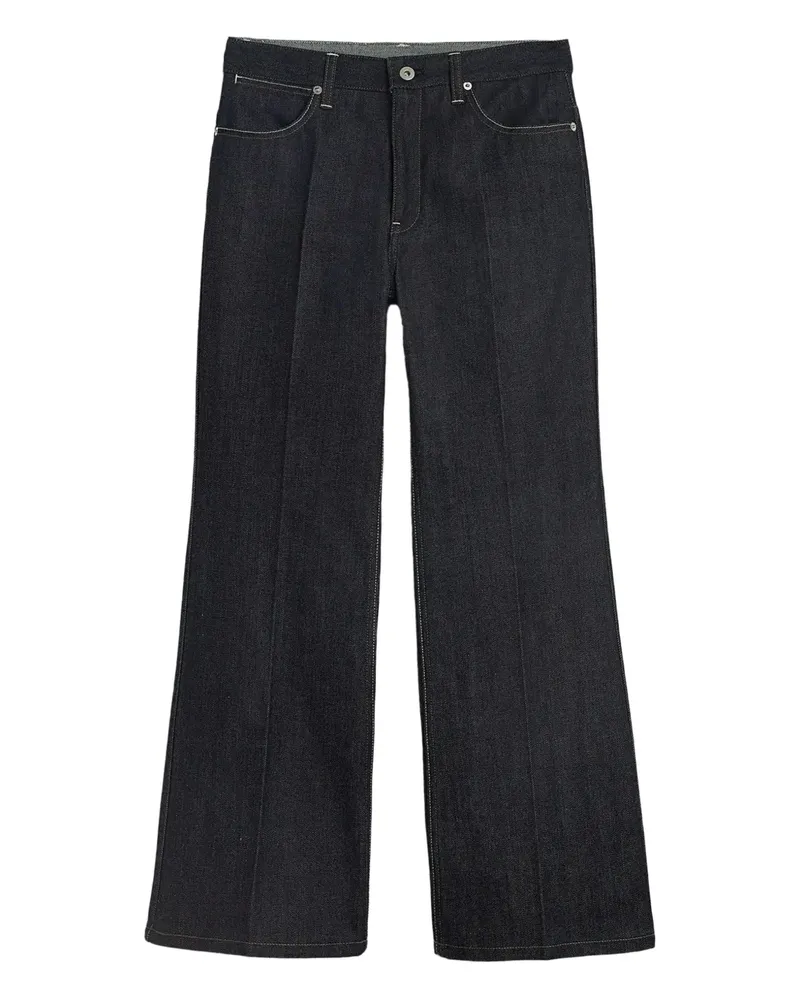 Jil Sander Jeans mit ausgestelltem Bein - Blau Blau