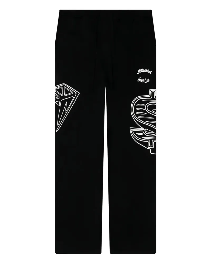Billionaire Boys Club dollar diamond print track pants - Schwarz Schwarz