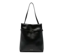 Tote Bag mit Schnalle - Schwarz