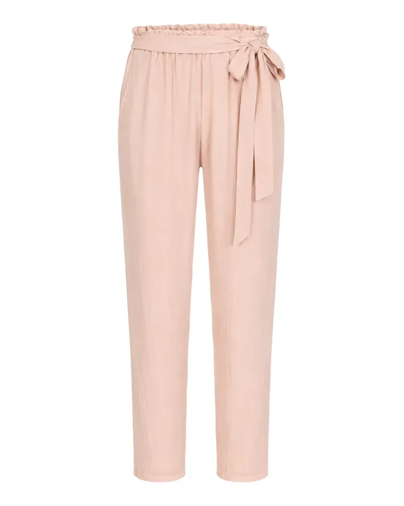 Eberjey Hudson tie-waist trousers - Rosa Rosa