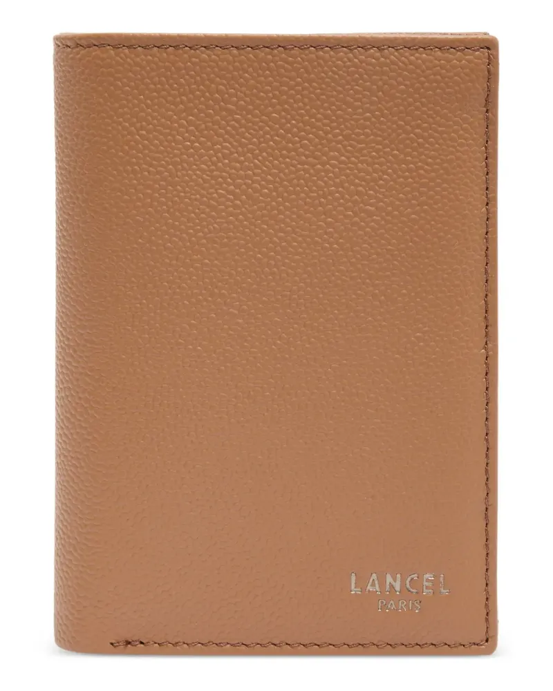 Lancel Leon Portemonnaie mit Logo - Nude Nude