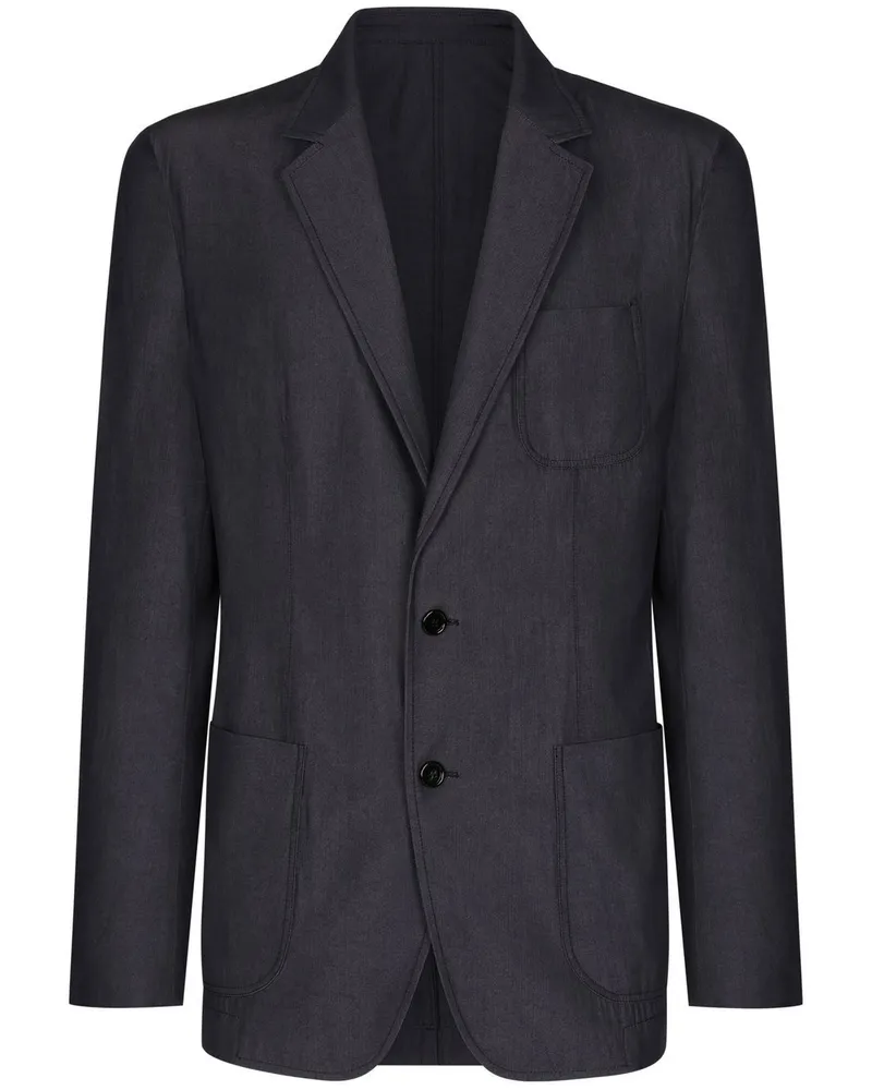 Dolce & Gabbana Portofino Sakko aus Schurwolle - Blau Blau
