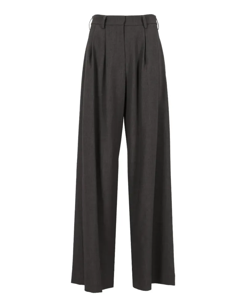 Al Duca D’Aosta 1902 pleated wide-leg trousers - Grau Grau
