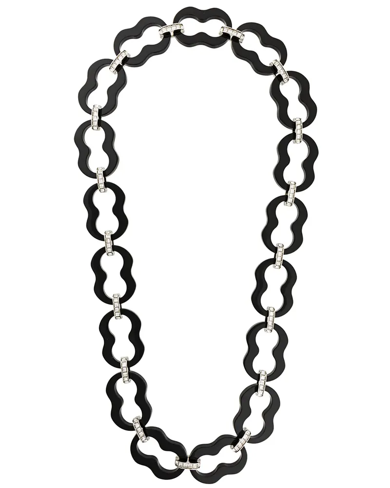 Prada Breite Kette - Schwarz Schwarz