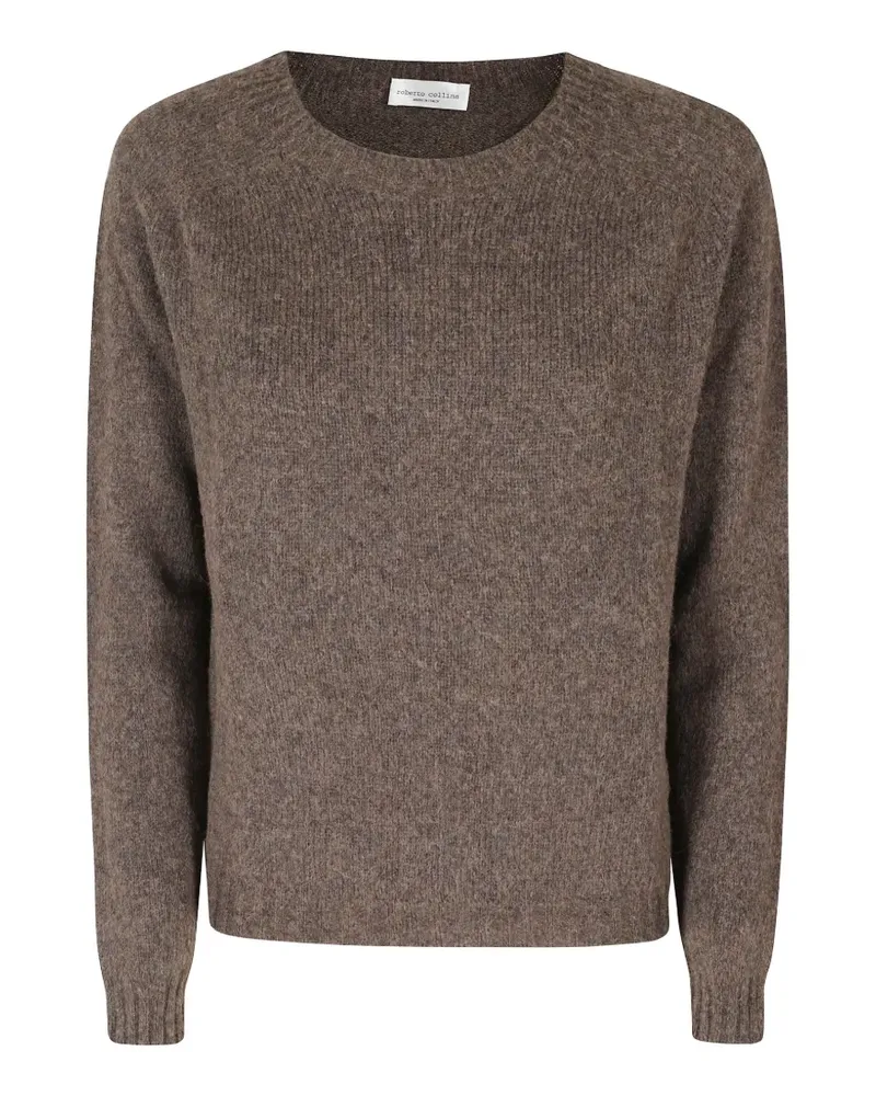 Roberto Collina Pullover aus Merinowolle - Braun Braun