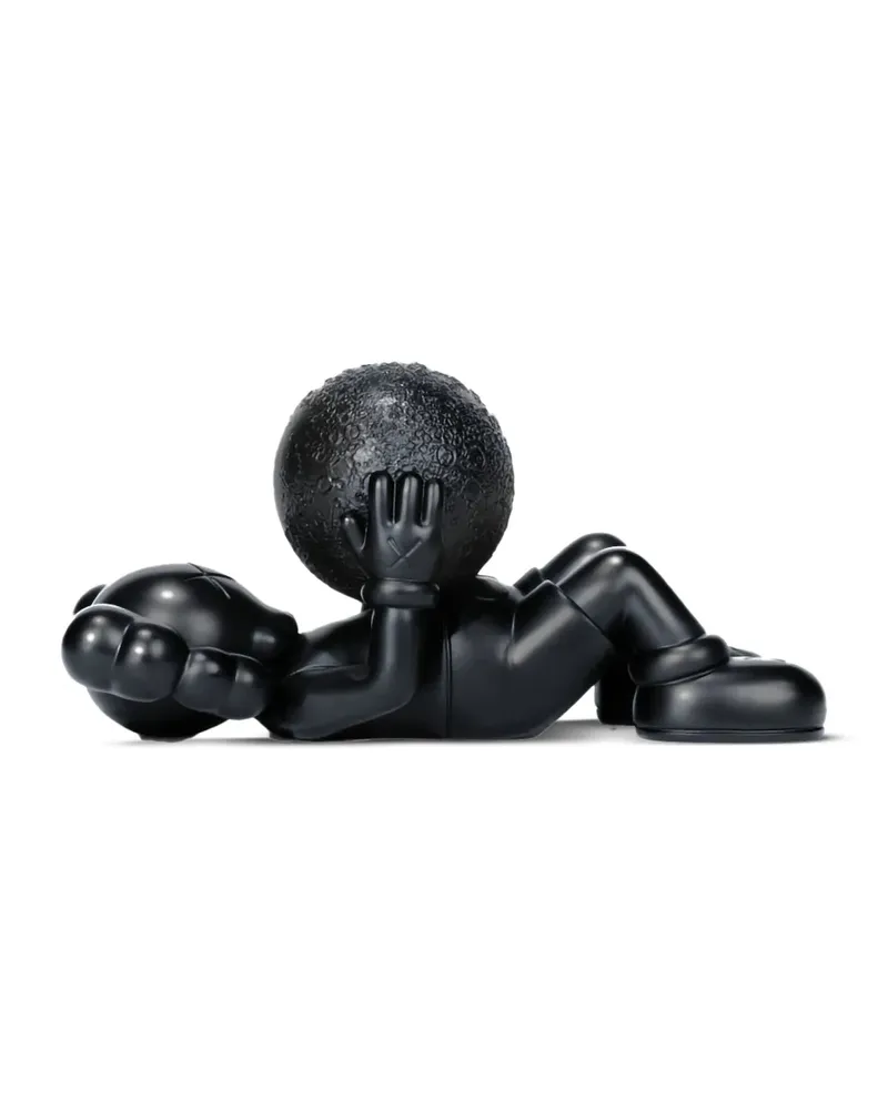 KAWS Night Glow (Edition of 250) "Black" Figur aus Bronze - Schwarz Schwarz