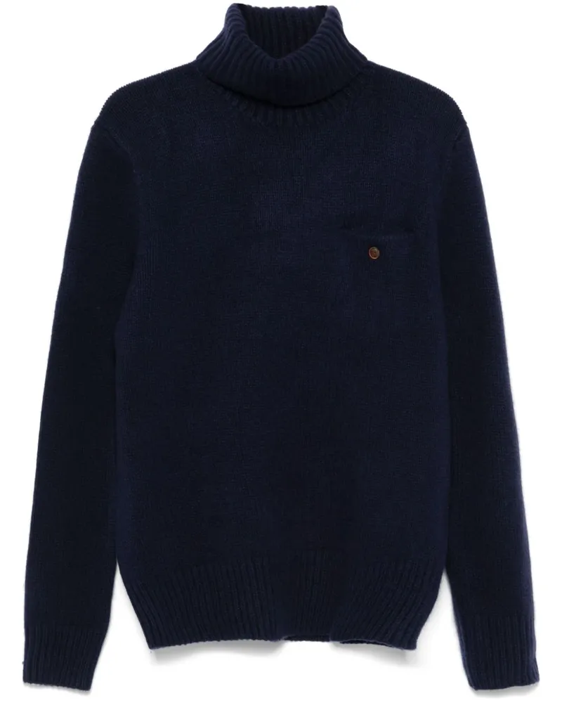 Ralph Lauren Pullover mit Rollkragen - Blau Blau